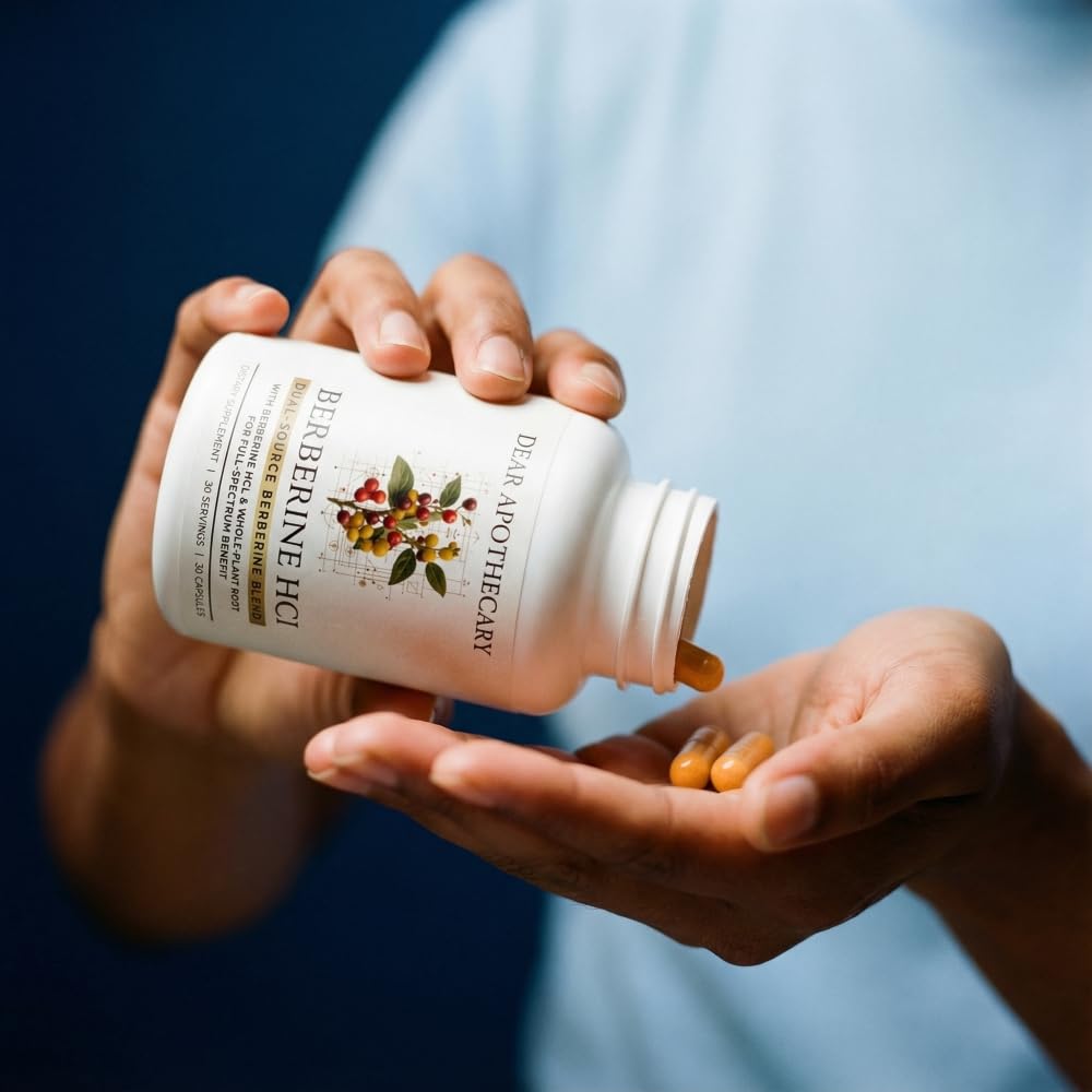 Dear Apothecary Berberine HCl 1200 mg – fabrication GMP américaine et tests indépendants