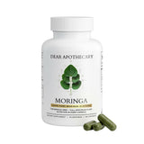 Capsules Dear Apothecary Moringa 800 mg, faciles à prendre pour énergie quotidienne.