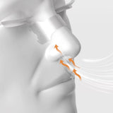 Transparence des bandes Debaishi restant discrètes sur le visage.