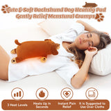 Peluche chauffante Début Propice avec alimentation par port USB, pratique en déplacement.