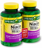 Decatela Niacine sans flush – bouteille 120 capsules pour un usage quotidien potentiel.