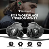 Decibullz lanière idéale pour concerts et travaux en extérieur.