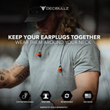 Decibullz lanière durable pour environnements bruyants et usage actif.