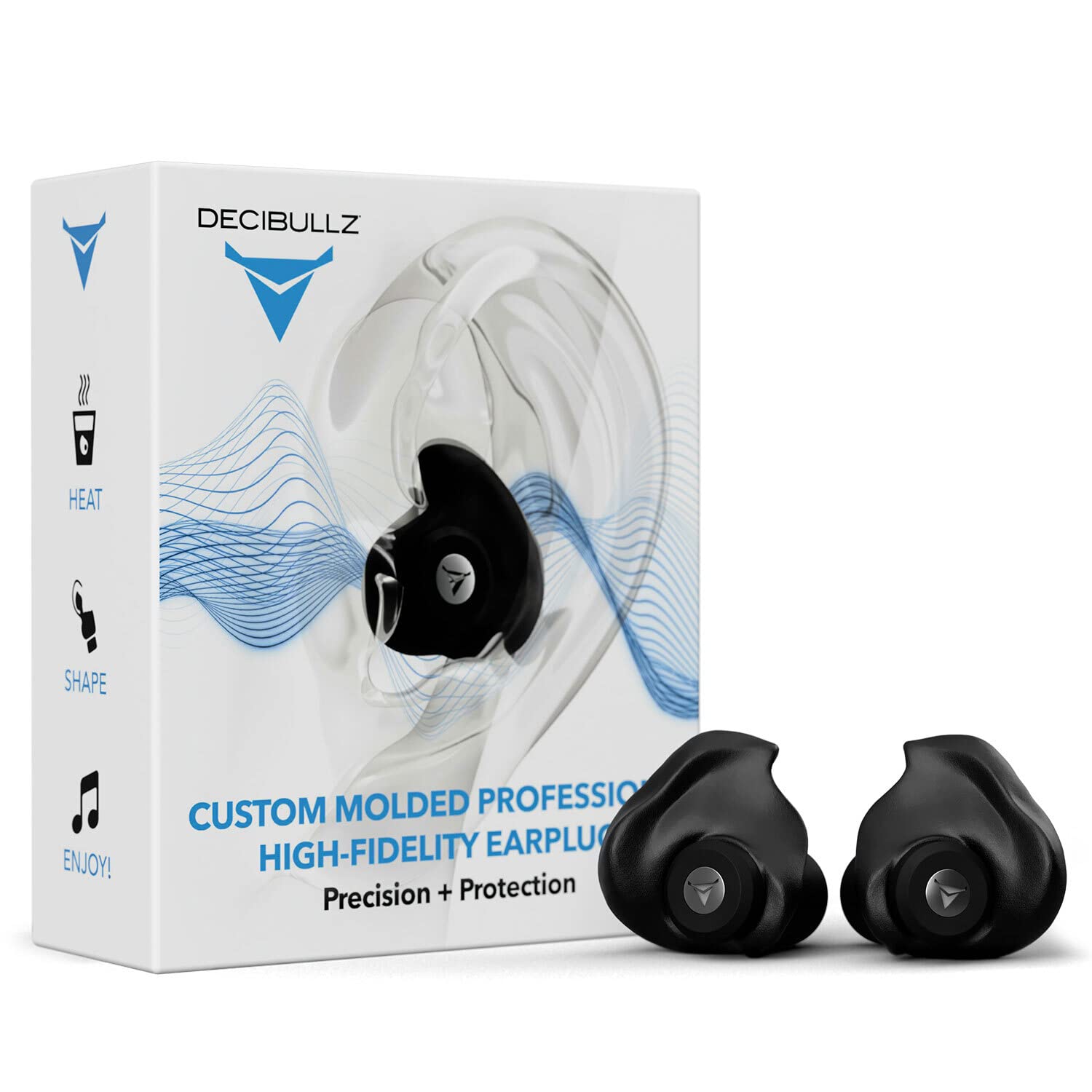 Decibullz Pro moulage oreille : ajustement personnalisé pour un confort durable en live.