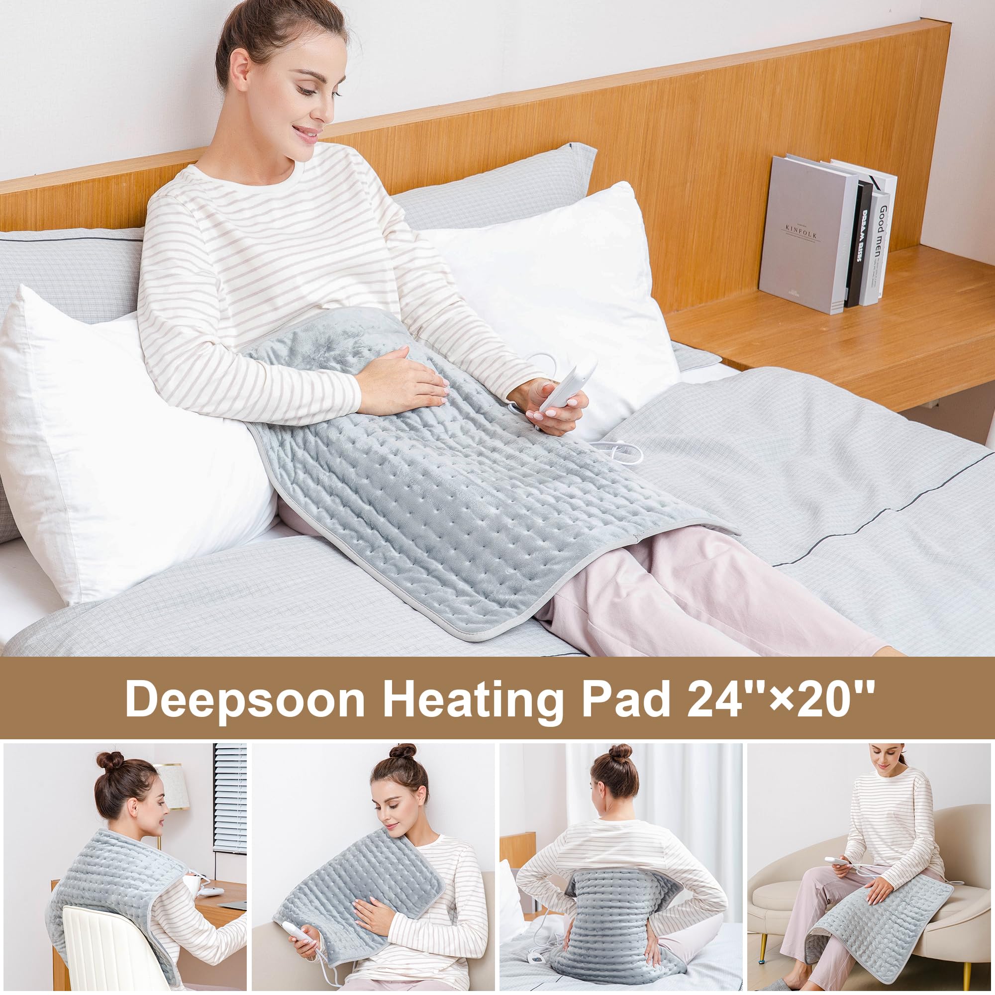 Deepsoon coussin pour le cou et les épaules, détente ciblée.