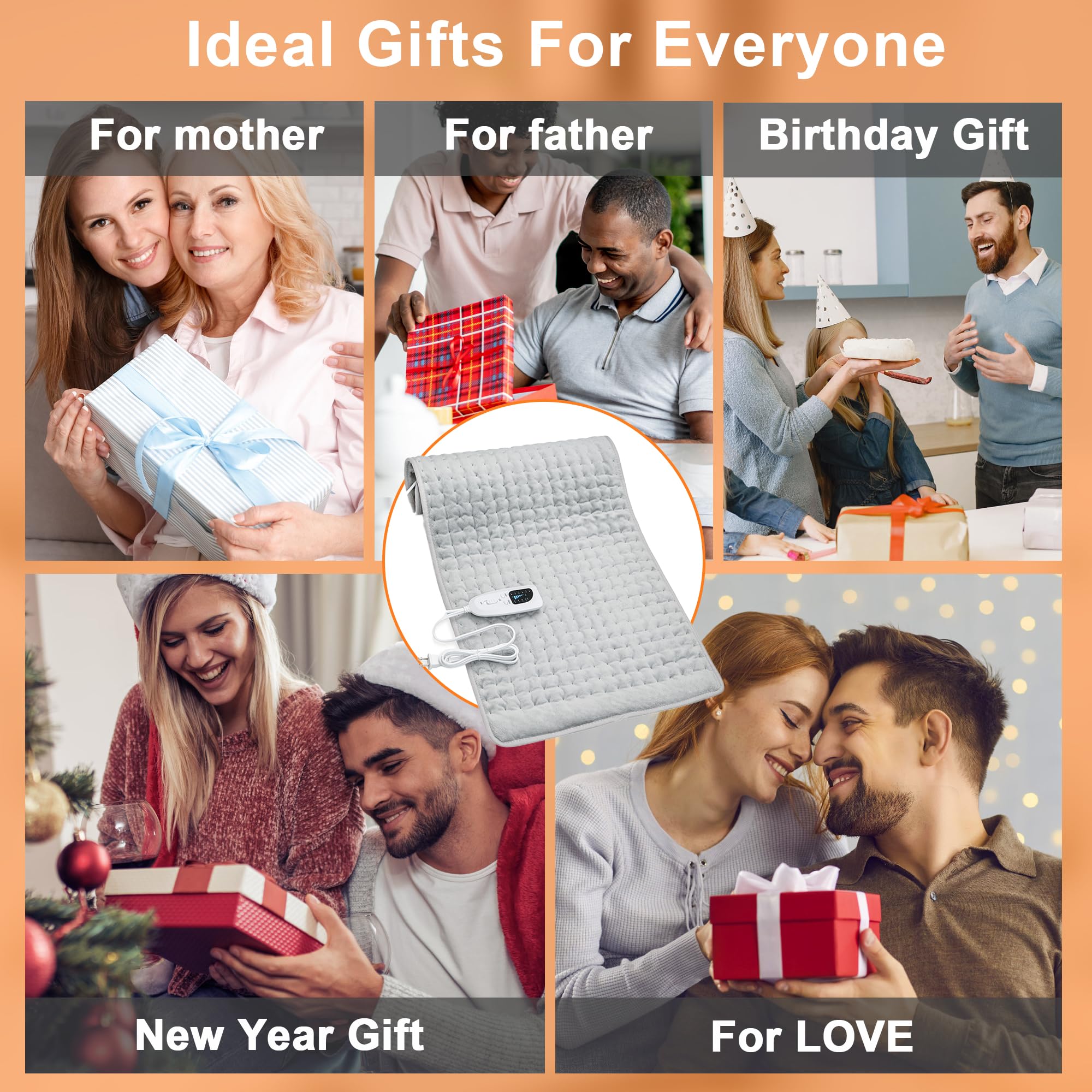Deepsoon Chauffe Pad idéal comme cadeau pour homme et femme.