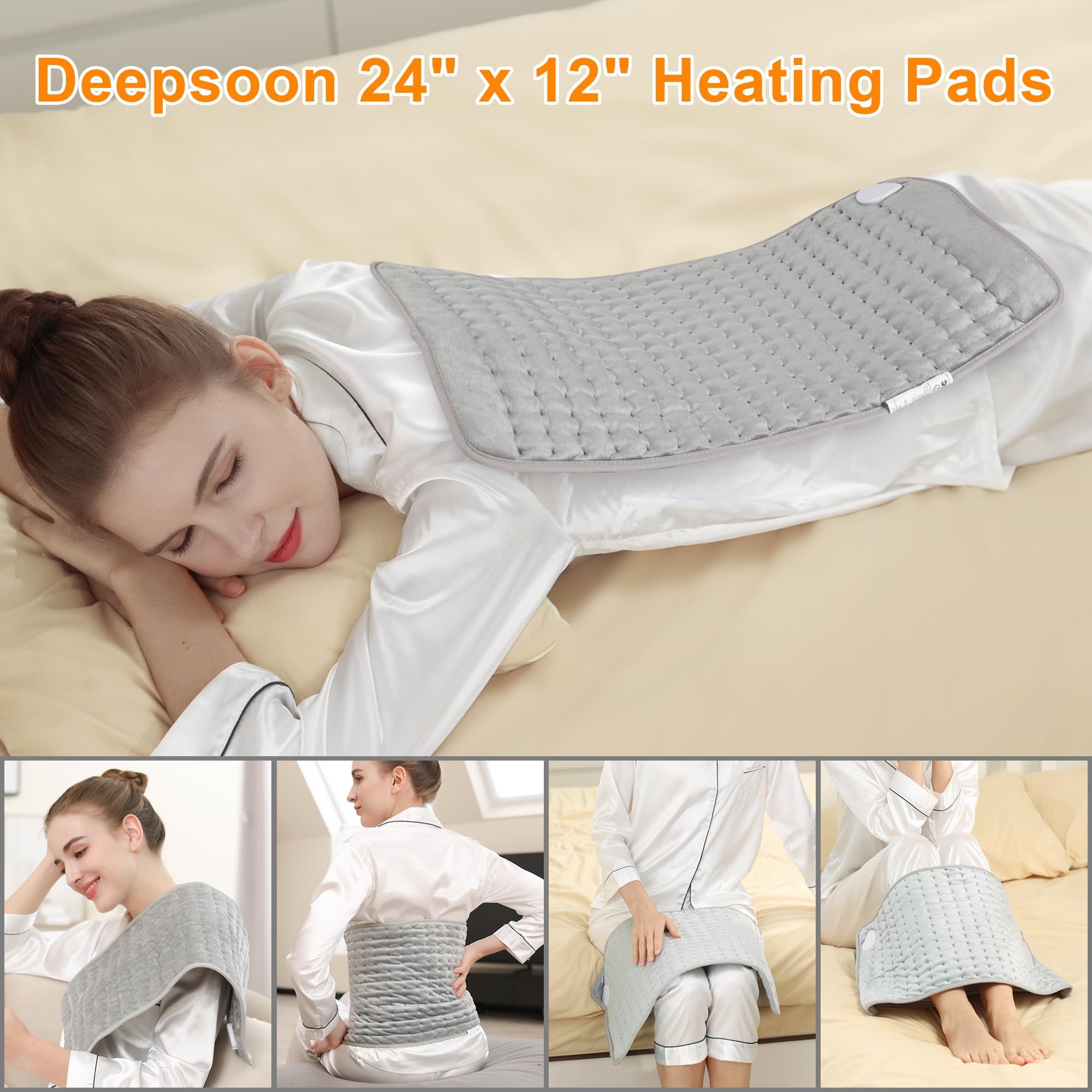 Deepsoon Chauffe-Pad nuque et épaules pour détente musculaire