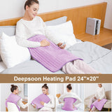 Deepsoon coussin chauffant dimension, ajustement idéal pour diverses zones du corps.