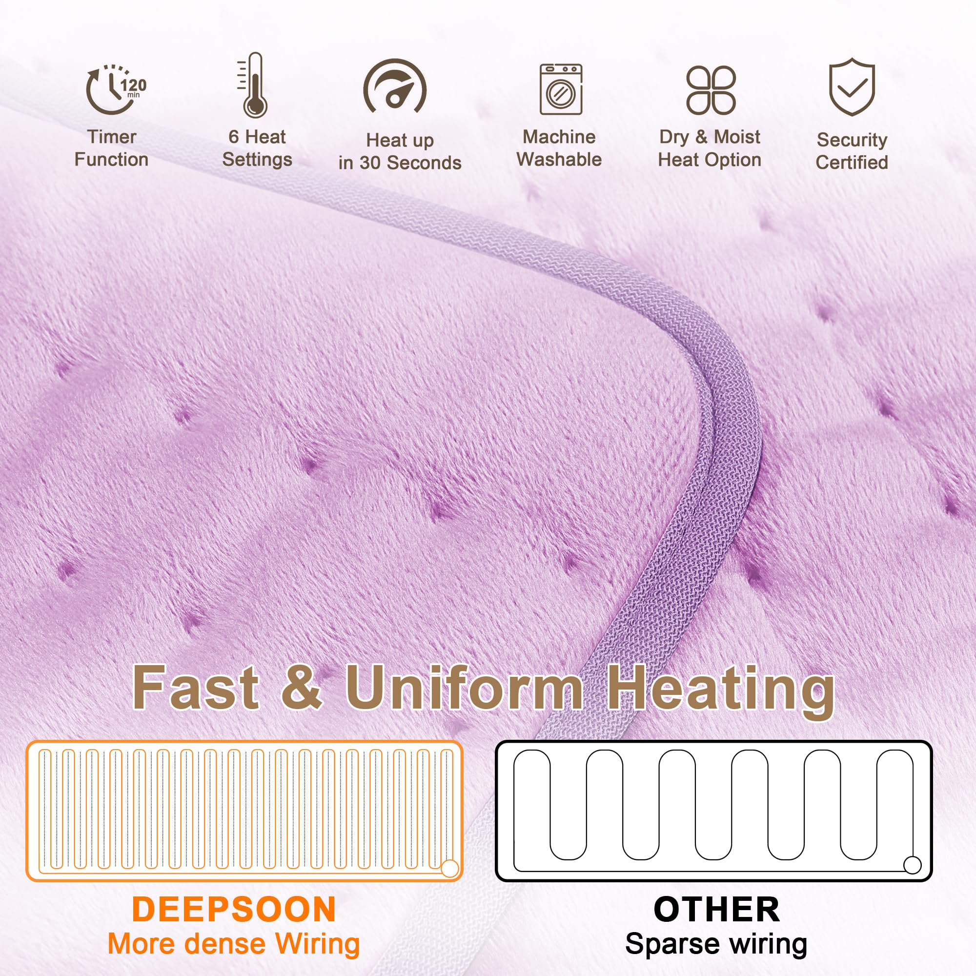 Coussin Deepsoon destiné au dos, soutien réconfortant pour les muscles du dos.