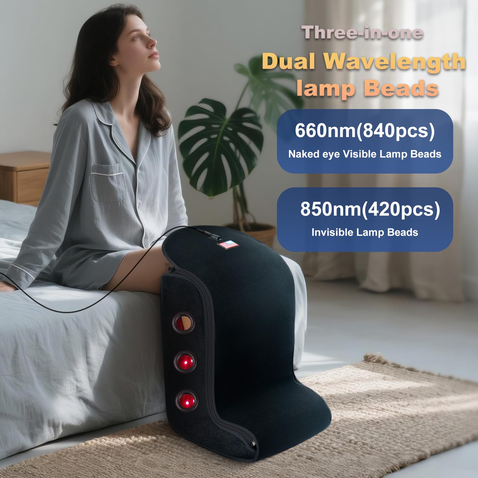 Deerbaba télécommande intégrée pour régler durée et intensité facilement.
