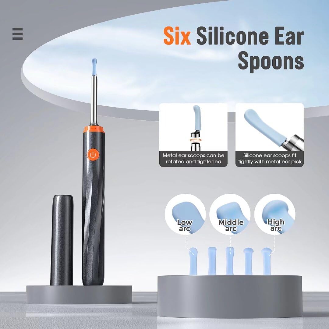 DEETOK otoscope-lumiere éclaire le conduit auditif et facilite la détection de débris.