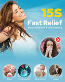 DEJUNPIOOL pot-neti relief sinus rapide en 15secondes, utilisation simple.