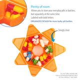 Deke Home accessoire pratique, idéal pour vitamines et suppléments hebdomadaires.