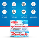 De La Cruz 1% hydrocortisone pommade relief rapide des démangeaisons mineures