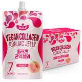Delief Konjac Jelly Pêche — poche individuelle, collation légère et savoureuse.