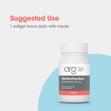 Delta-Fraction Tocotrienols: dose journalière suggérée par deux gélules pratiques.