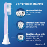 Compatible Philips Sonicare Enfants 7-10 Lilas par demirdental.