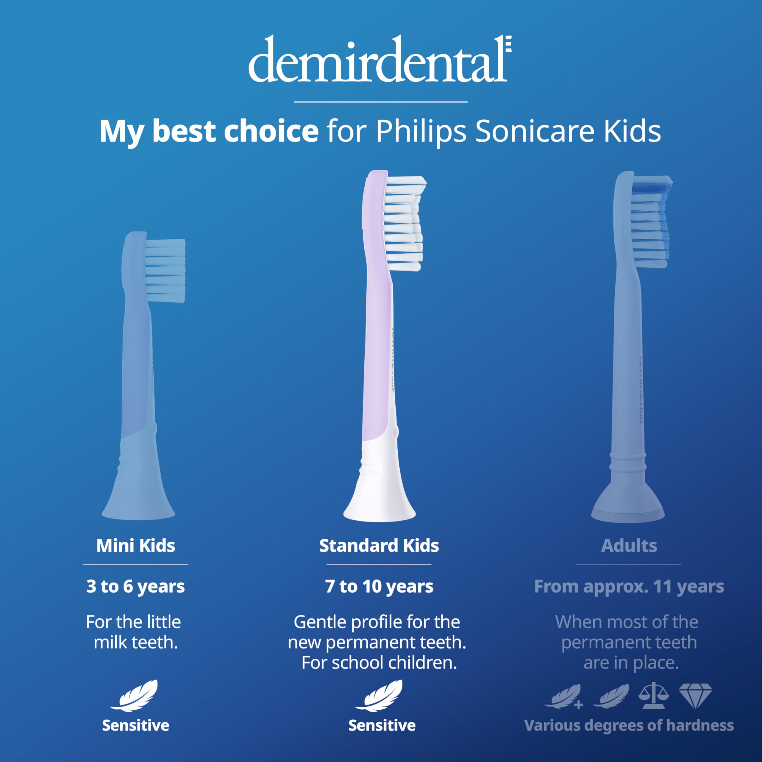 Pack remplacements compatibles Sonicare, pratique et économique.