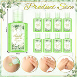Etiquette eucalyptus sur le cadeau, ambiance vintage romantique.