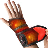 DeMoce pad chauffant sans fil poignet - vue avant, confort ergonomique et mobilité sans fil.