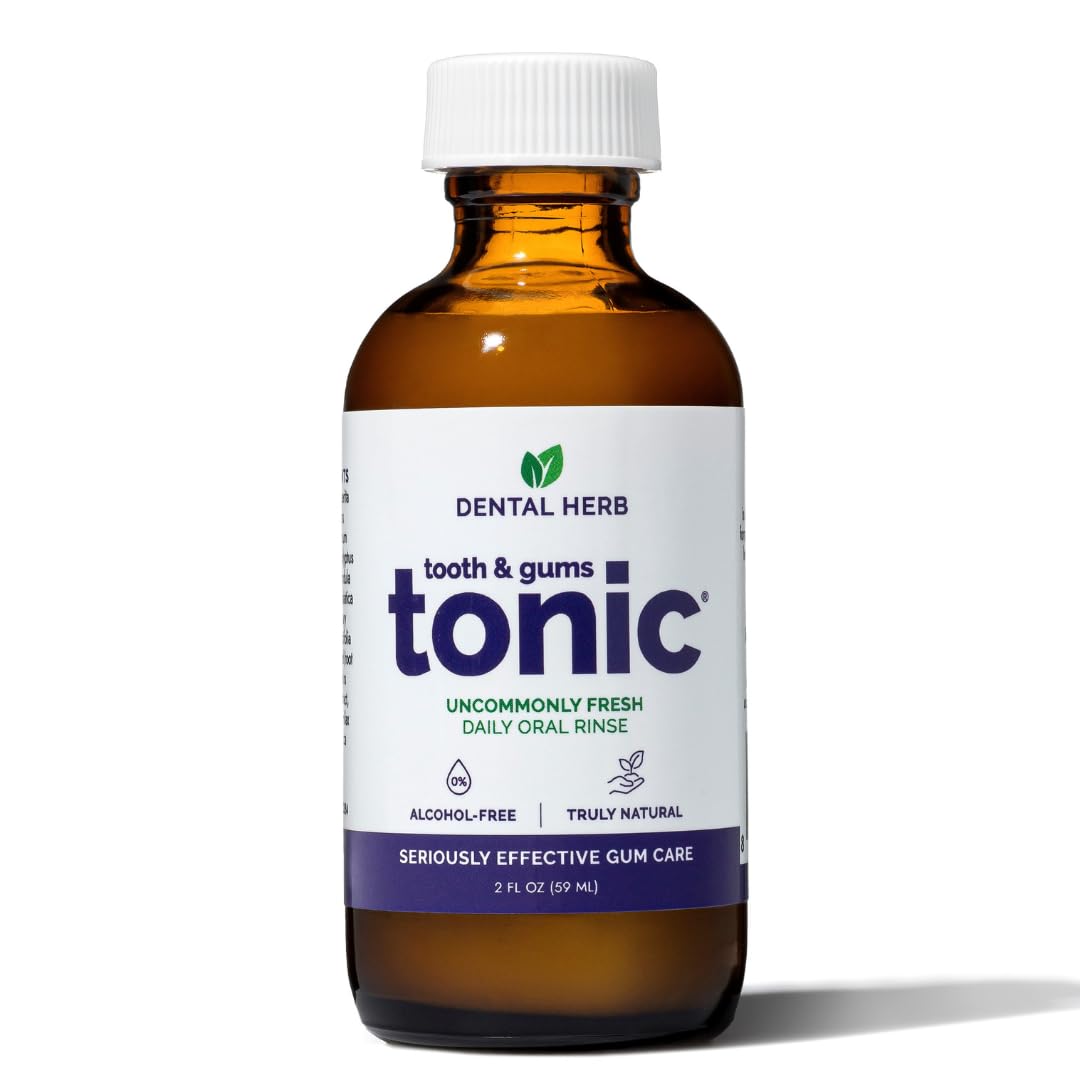 Tonique dents et gencives Dental Herb Company, flacon portable pour haleine durable