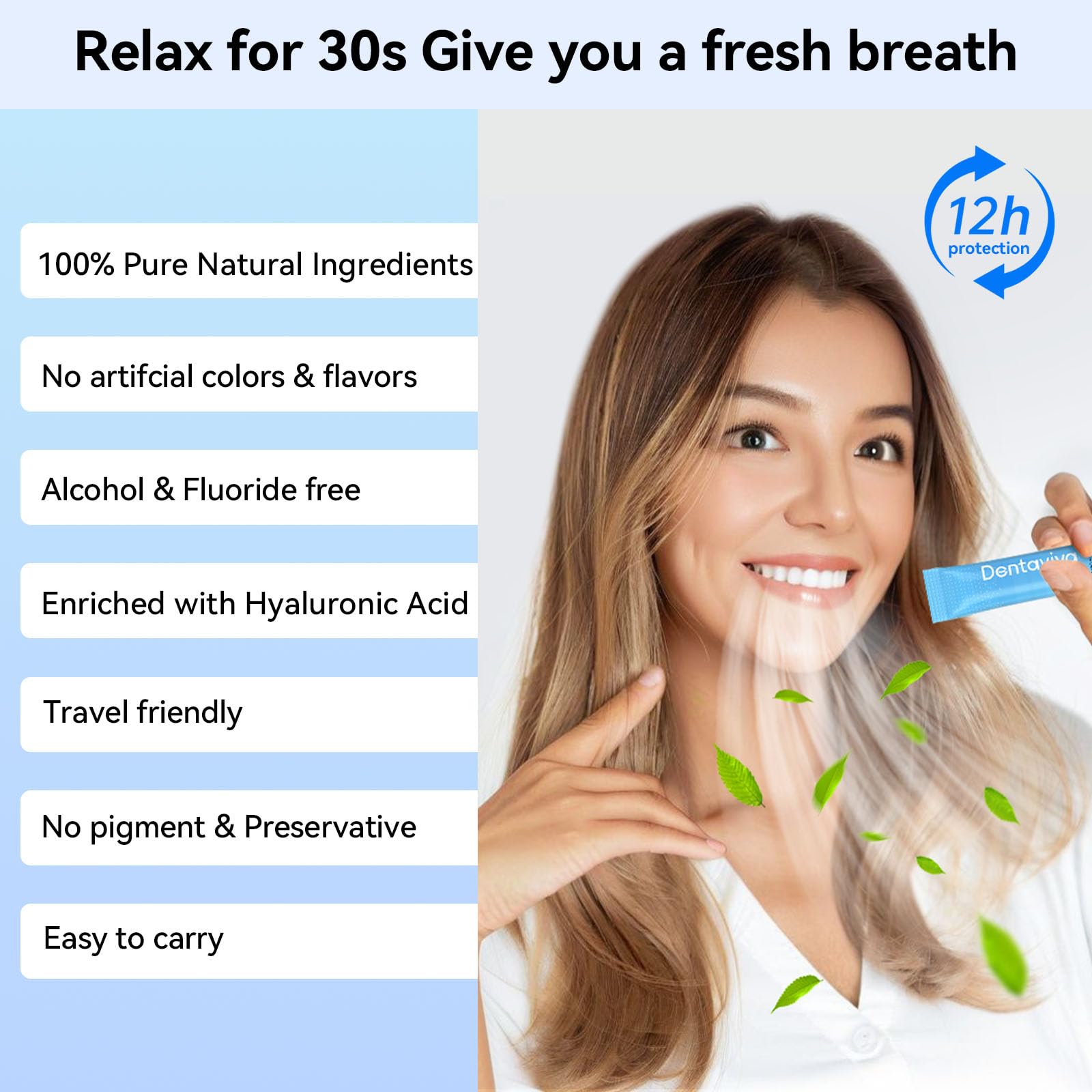 Dentaviva sans fluor, option adaptée à certains régimes sans fluorure.