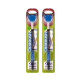 DenTek Orabrush : brins ultra-doux nettoyant la langue en douceur.