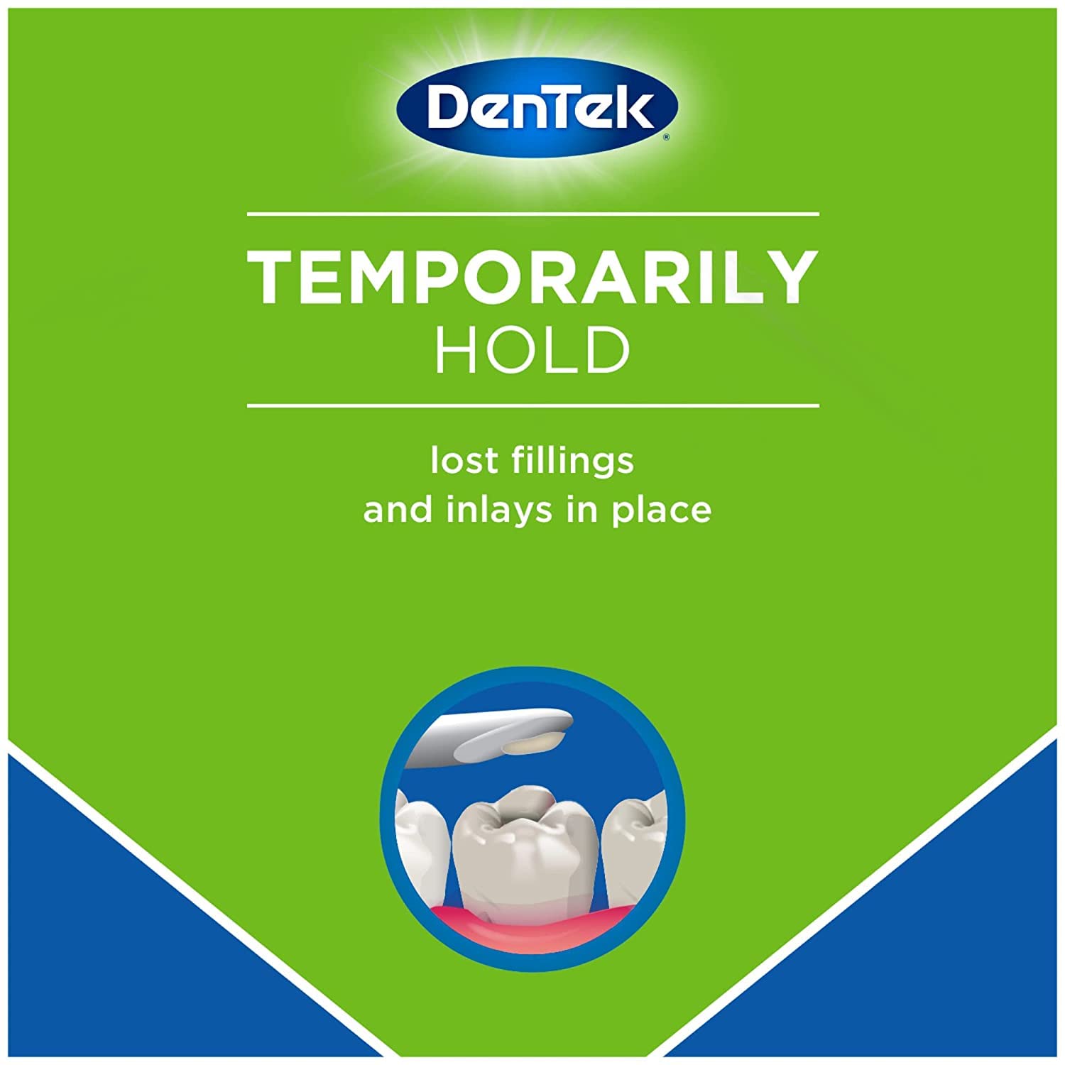 DenTek Réparation de dent perdue – embout applicateur pour dosage contrôlé