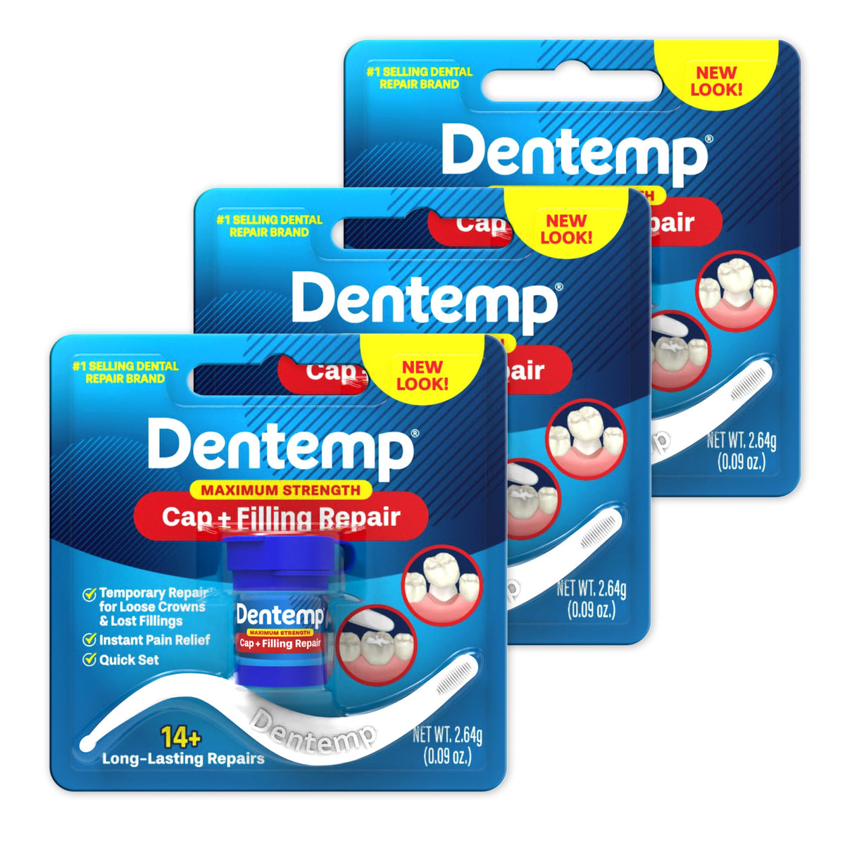 Dentemp réparation cap desserré: soulagement temporaire et réparation provisoire.