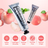DENTI BUONGIORNO Peach Mint - emballage du produit, look frais et pratique au quotidien