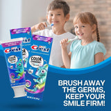 Goût sucré du dentifrice Crest Kids et perception ludique.