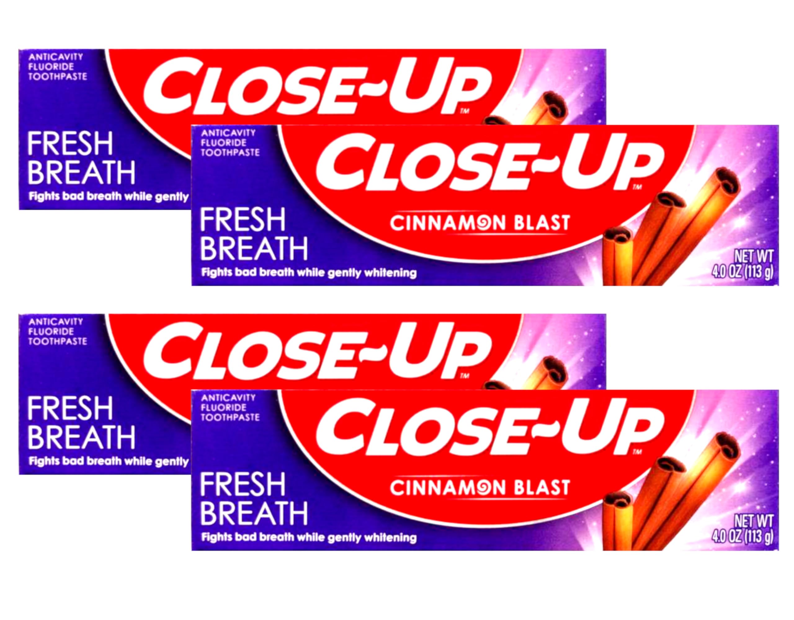 Close Up dentifrice fluoré, haleine fraîche et protection possible.