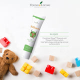 Dentifrice naturel sans fluorure ni SLS, KidScents Slique, choix sûr pour les enfants.