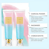 Niacinamide dentifrice tubes: nettoyage en douceur et élimination des taches.
