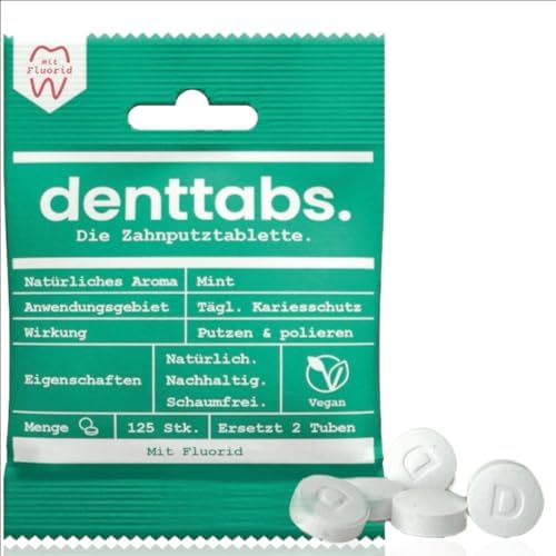 Denttabs utilisation quotidienne simple et efficace pour l'hygiène dentaire.