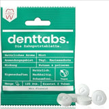 Denttabs utilisation quotidienne simple et efficace pour l'hygiène dentaire.