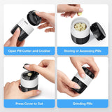 DEPAD pilon-mortier inox pour pulvérisation des pilules sans résidu plastique.