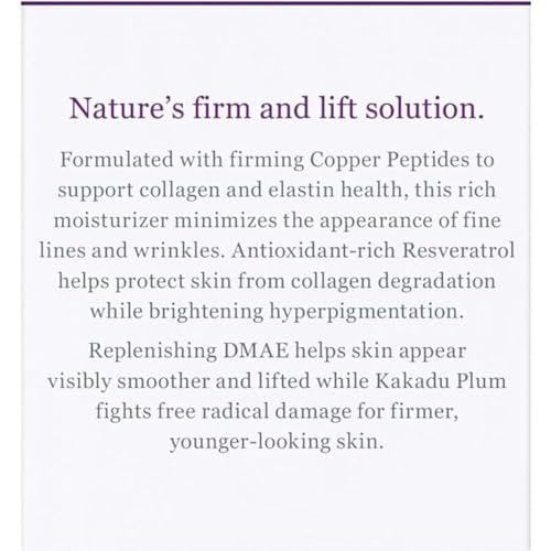 DERMA-E Firm + Lift – texture légère qui pénètre rapidement et nourrit