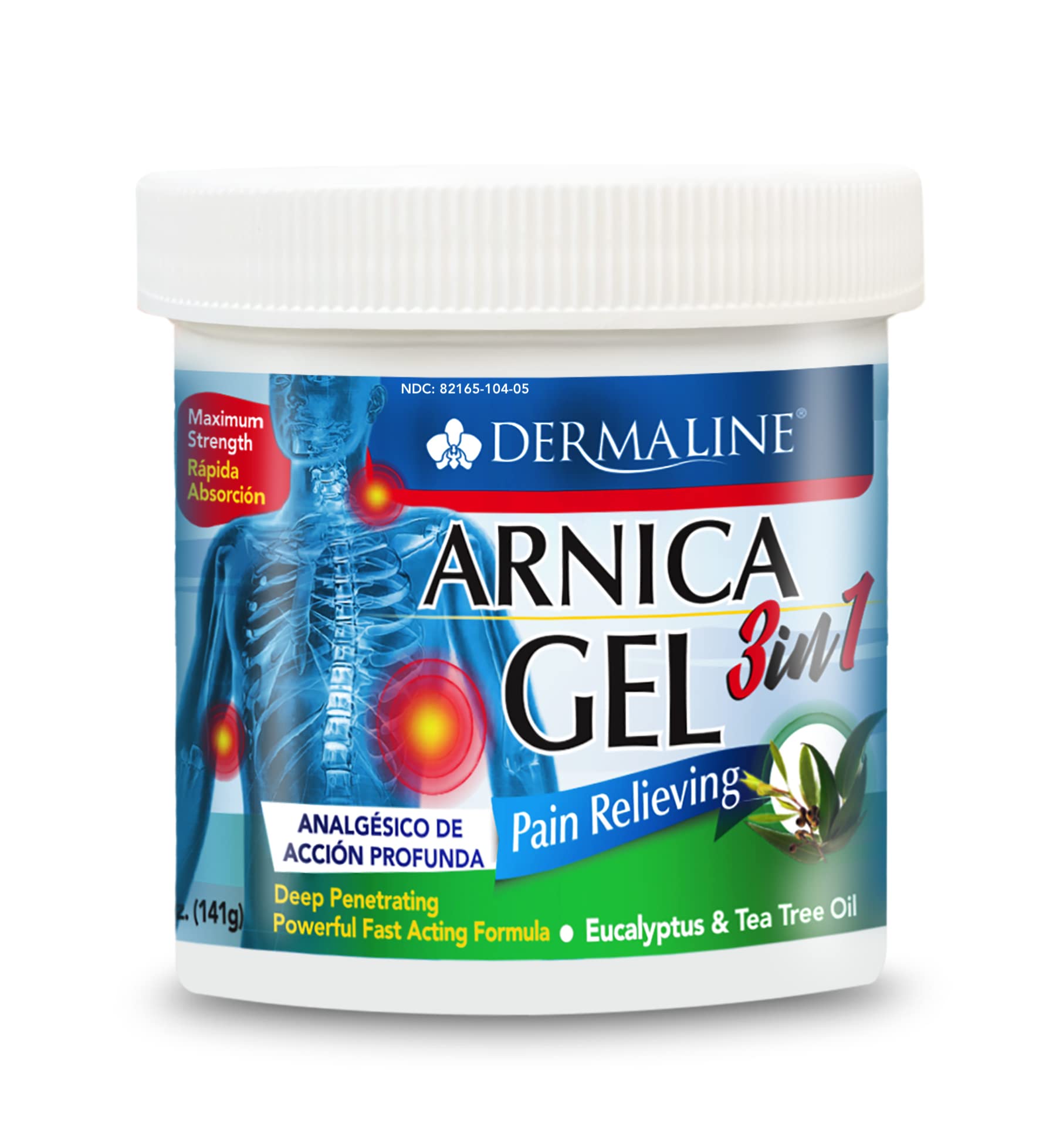 DERMALINE Arnica 3 en 1 Gel : application rapide pour soulager les douleurs