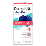Dermarest lotion eczéma – Bouteille 4 oz, sans parfum, soulagement potentiel des démangeaisons.