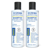 Dermasolve Eczema Relief Shampoo bouteille: soin doux pour cuir chevelu irrité et sans pellicules.