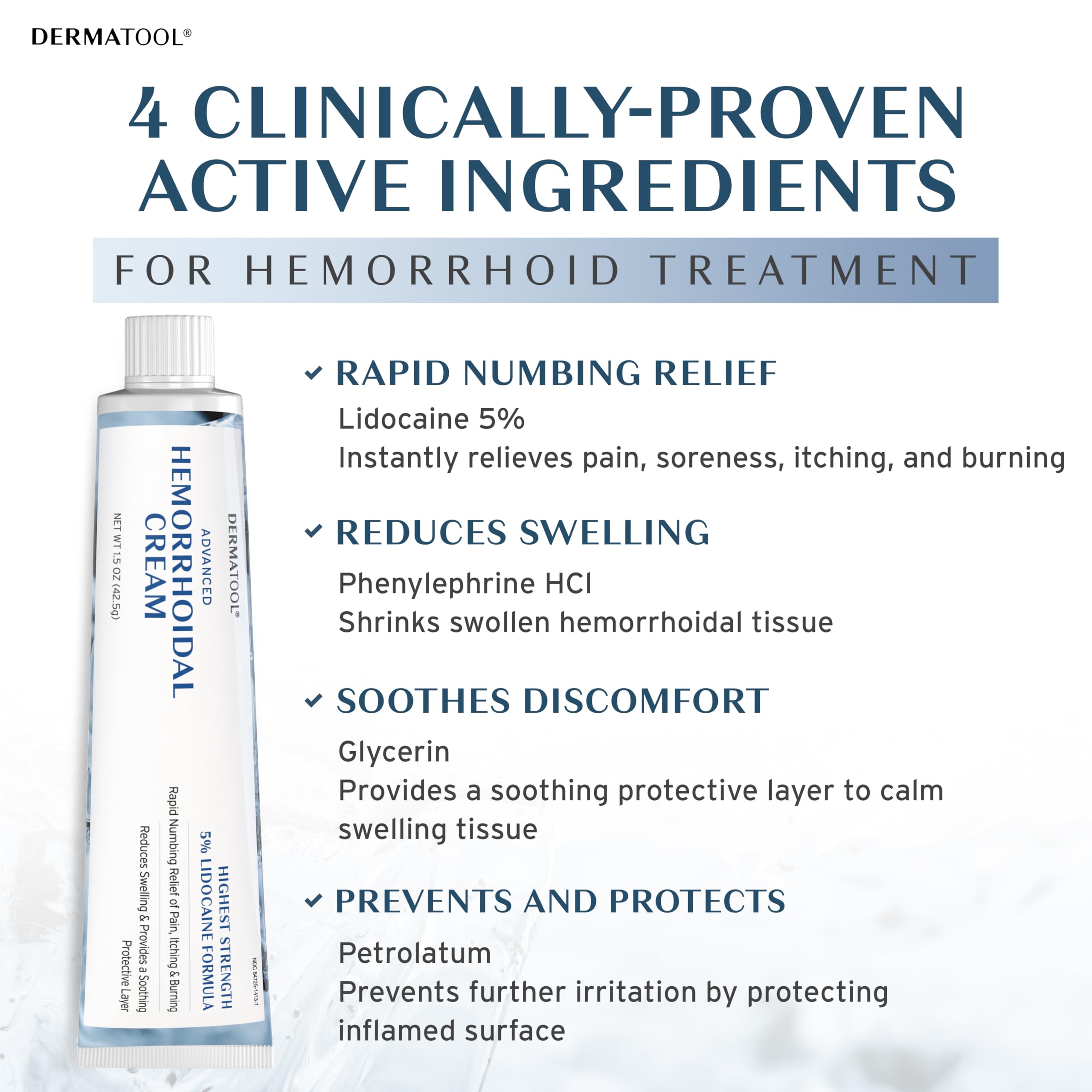 dermatoool crème hémorroïde – texture onctueuse pour un confort durable