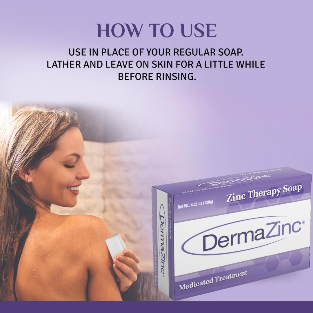 Barre de savon DermaZinc – usage visage et corps en toute simplicite