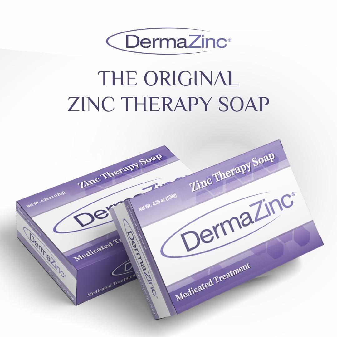 DermaZinc Savon Therapie – mousse douce sur le visage et le corps