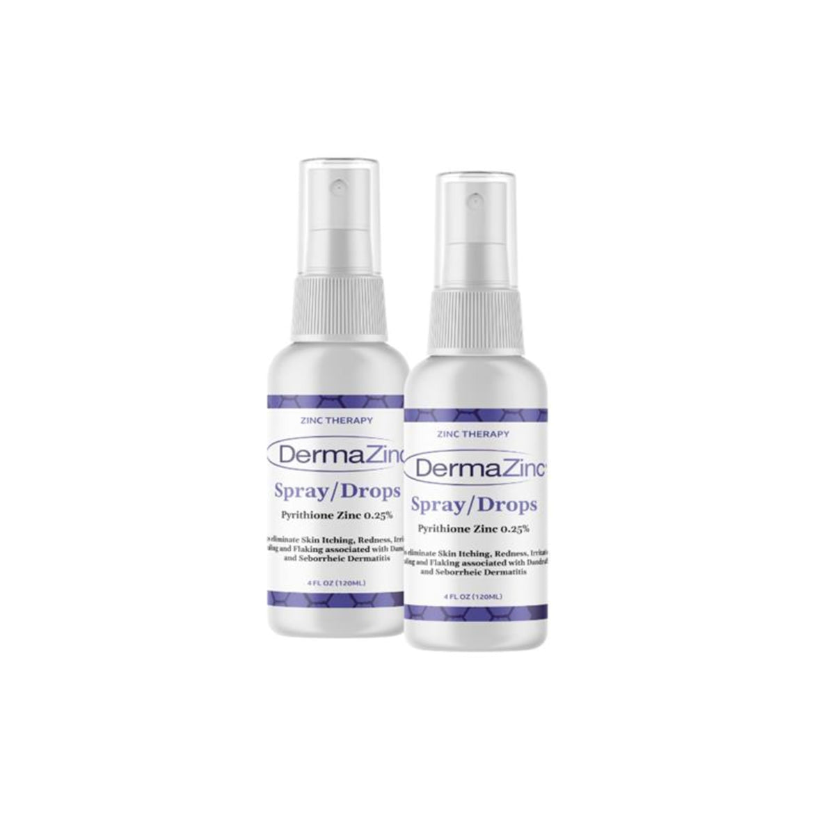 DermaZinc Thérapie pulvérisateur — bouteille pratique pour apaiser rapidement les démangeaisons cutanées
