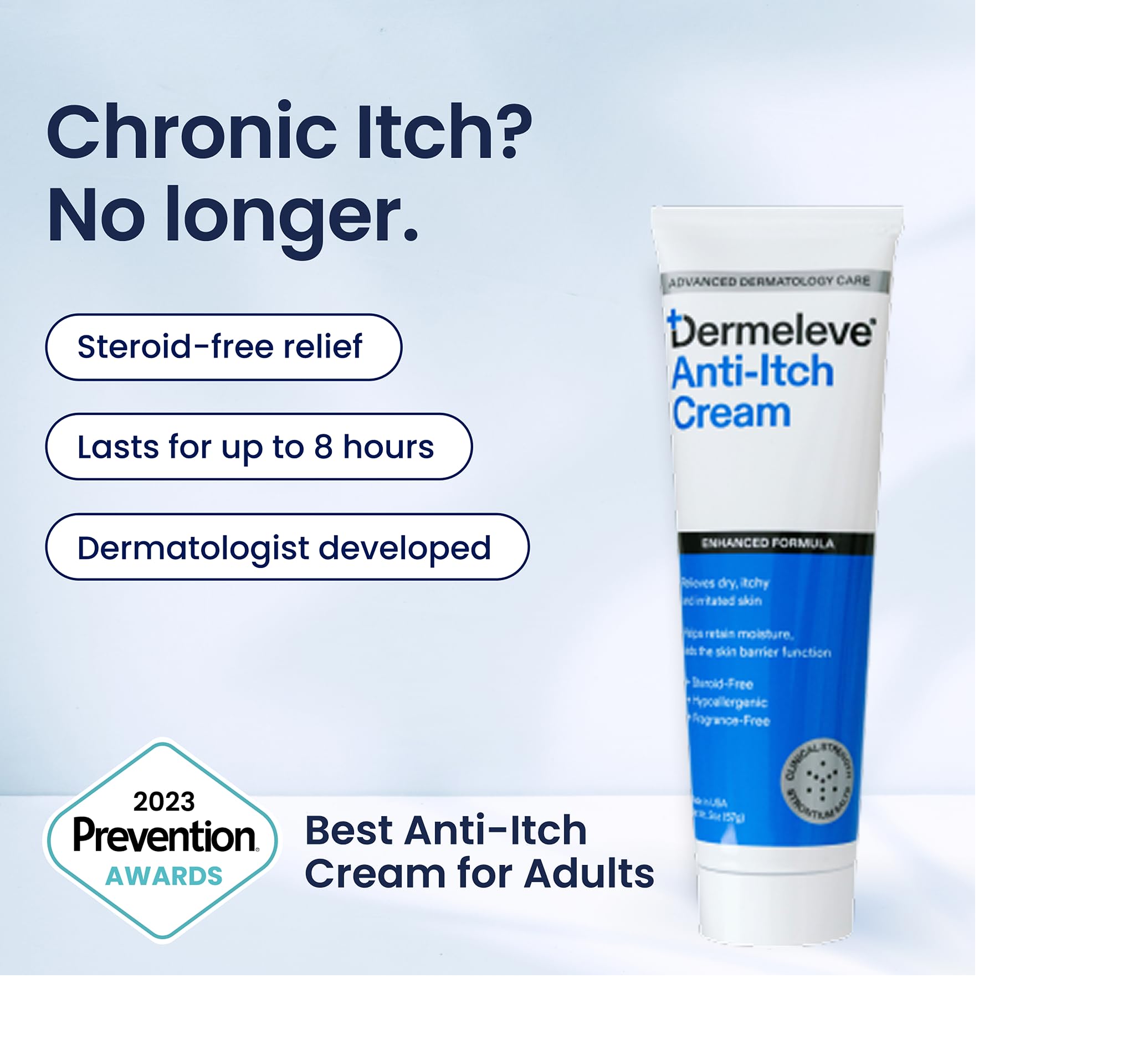 Dermeleve crème, application rapide et absorption sans gras sur la peau.