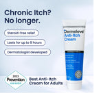 Dermeleve crème, application rapide et absorption sans gras sur la peau.