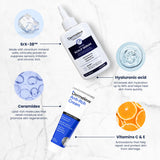 Emballage triple pack Dermeleve pratique pour toute la famille.