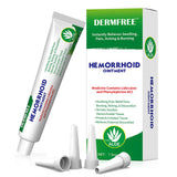 DERMFREE Crème hémorroïde avec applicateur pour une application précise et hygiénique.