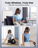 Dermita masque batterie 2000mAh, autonomie pratique pour voyage.